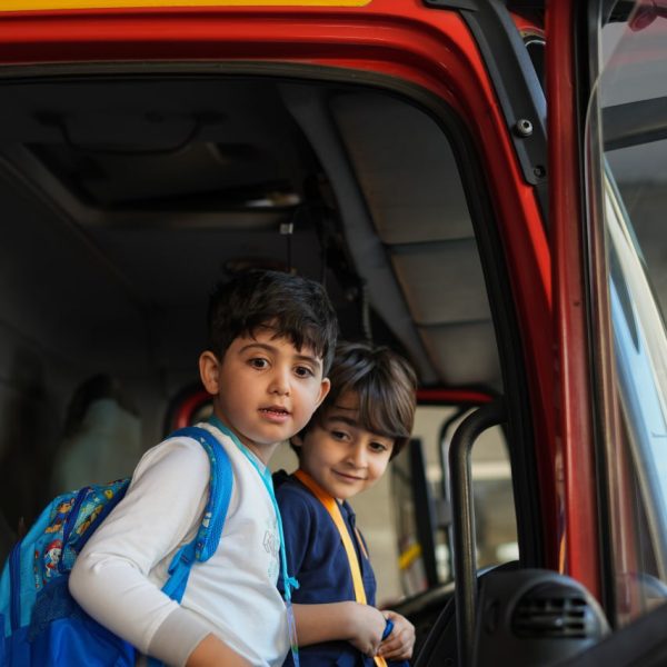 بازدید از آتش نشانی با مهدکودک ماتیار سلاله