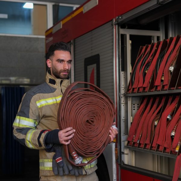 بازدید از ایستگاه آتش نشانی با مهدکودک ماتیار سلاله