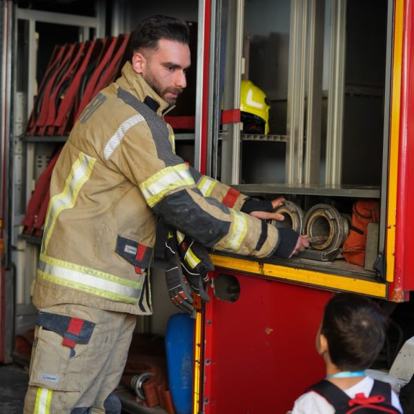 ایستگاه آتش نشانی با مهدکودک ماتیار سلاله